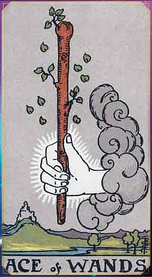 Ace Of Wands reverse