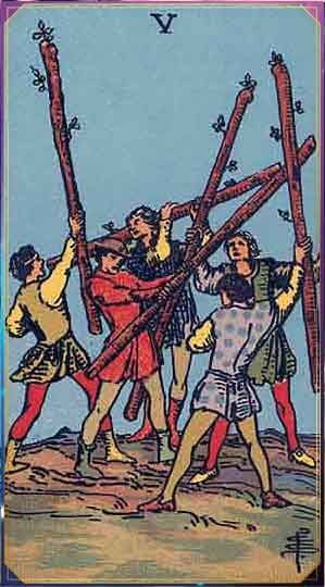 Five of Wands