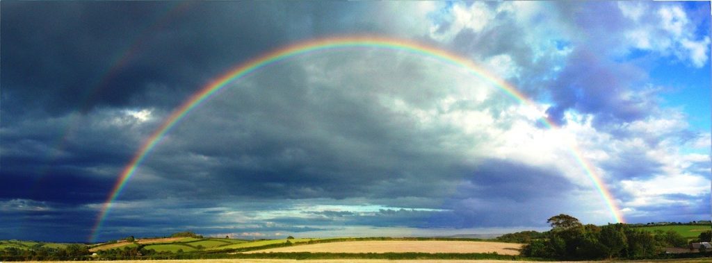seeing rainbows, universal signs, angel signs, angel messages